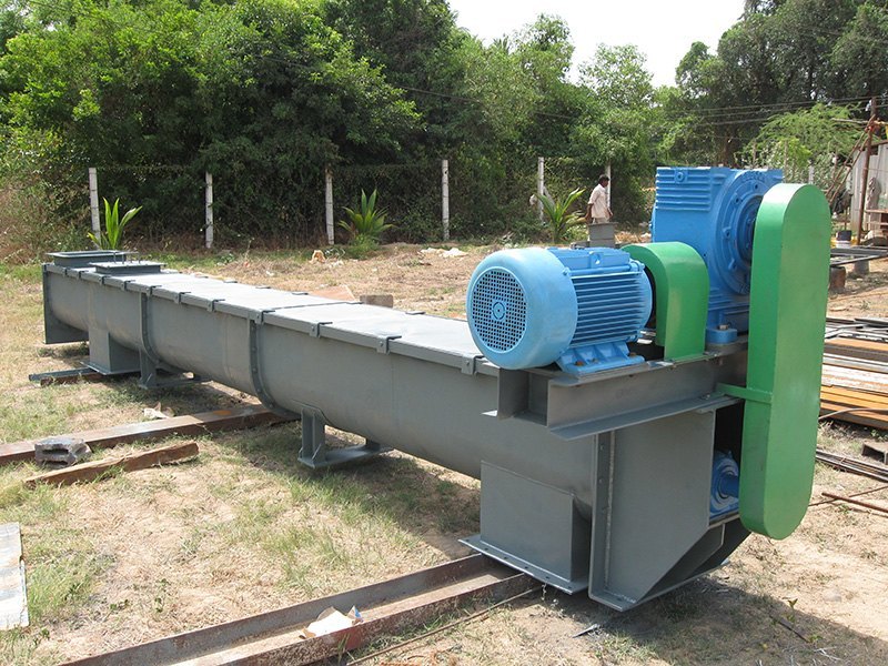 Electric Mild Steel Screw Conveyor, Capacity: 1-50 kg per feet