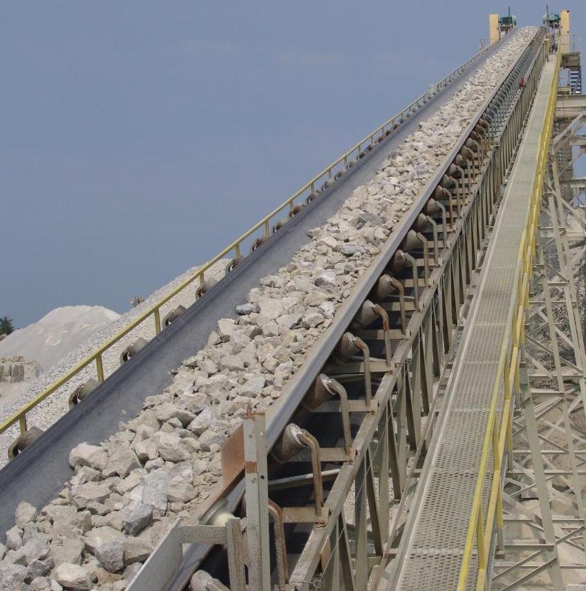 Limestone Crushing Plant Conveyor, Material Handling Capacity: Upto 1000 TPH