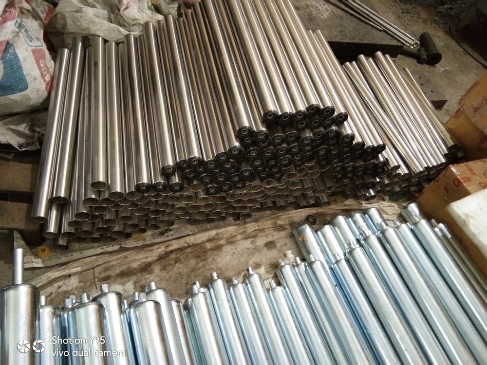 12-90MM Stainless Steel Idler Roller, Roller Length: 100-1800MM