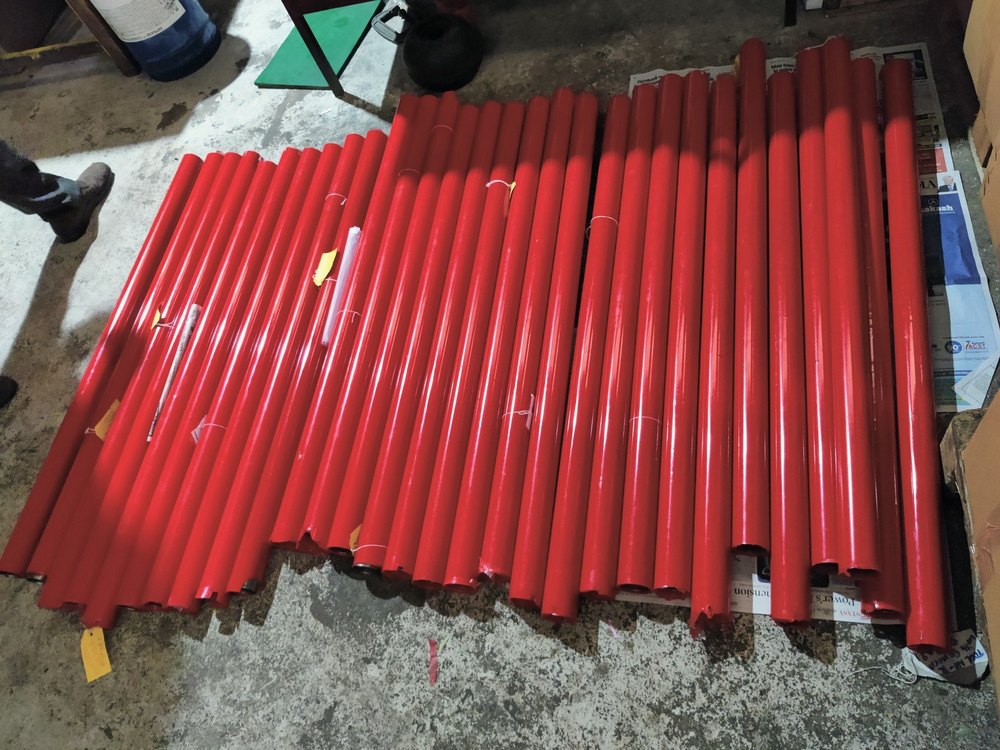 Mild Steel Cast Polyurethane Pipe Roller, 40a To 95d
