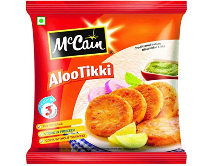 Potato Mccain Aloo Tikki
