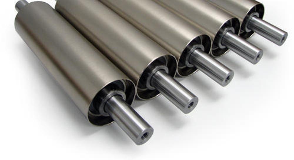 SS 165 mm Conveyor Side Roller Guide, Roller Length: 1100 mm