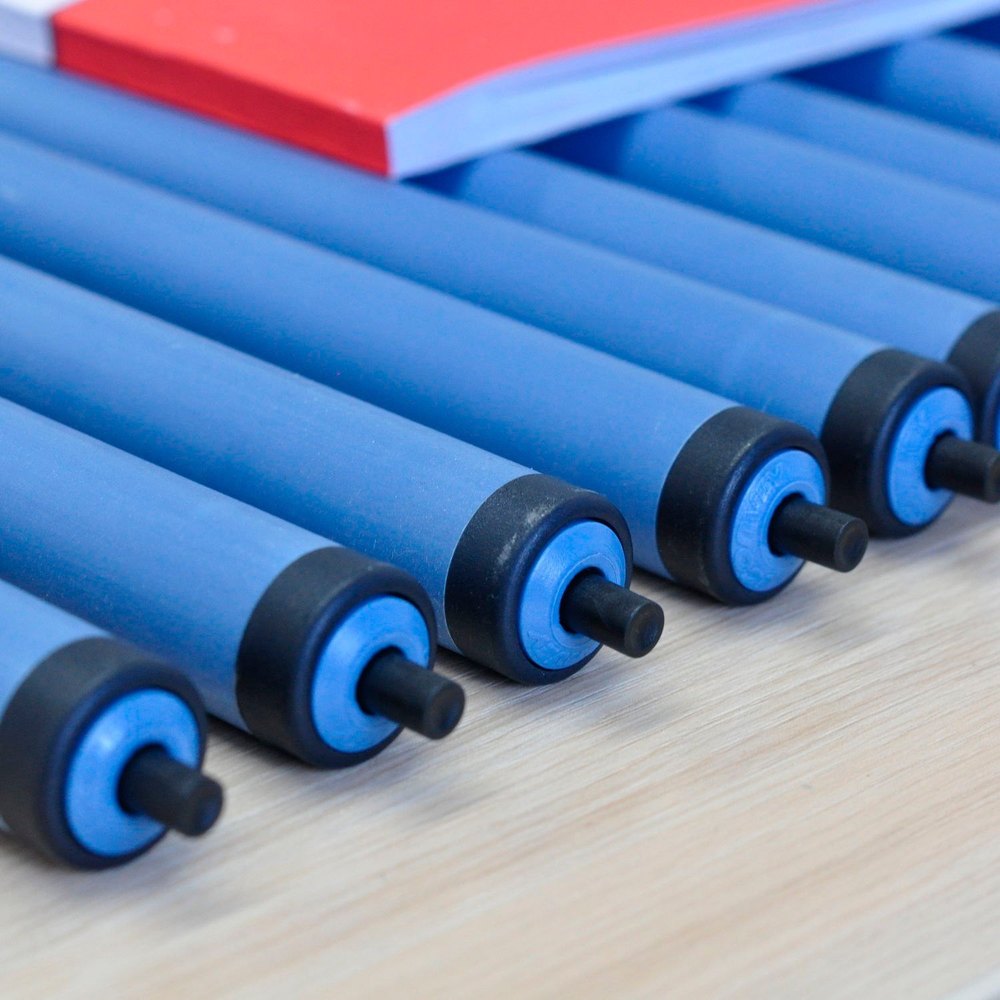 50 MM Pvc Roller, SS, Roller Length: 300 MM