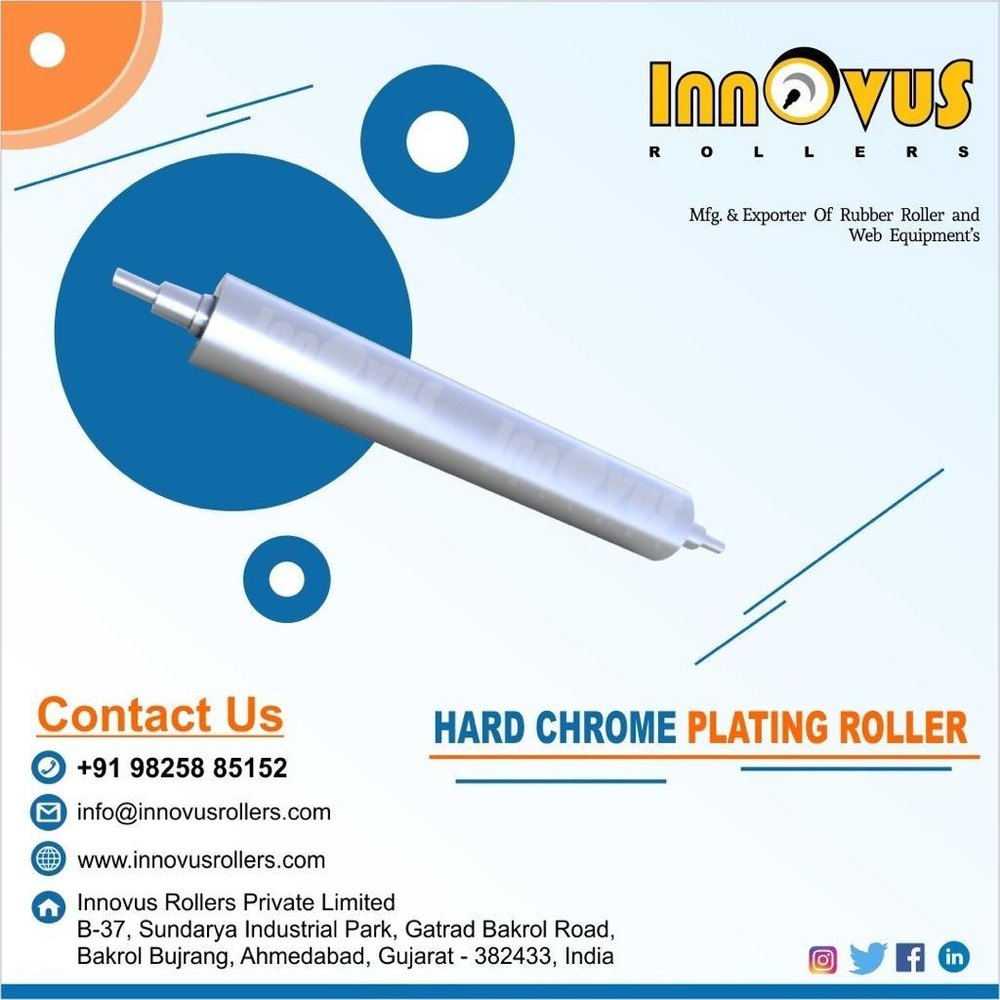 30 Mm Aluminium Anodized Roller, Roller Length: 200 Mm