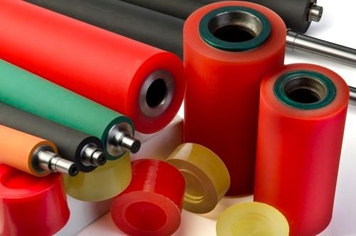 Red POLYURETHANE RUBBER ROLLER