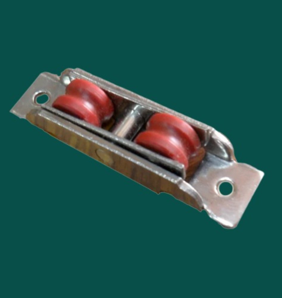 Stainless Steel 16mm Double Groove Nylon Roller, Roller Length: 18mm