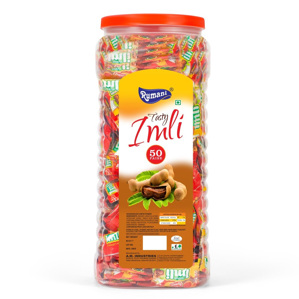 Hard Candy Brown Rumani Tasty Imli, Packaging Type: Plastic Jar, Packaging Size: 15