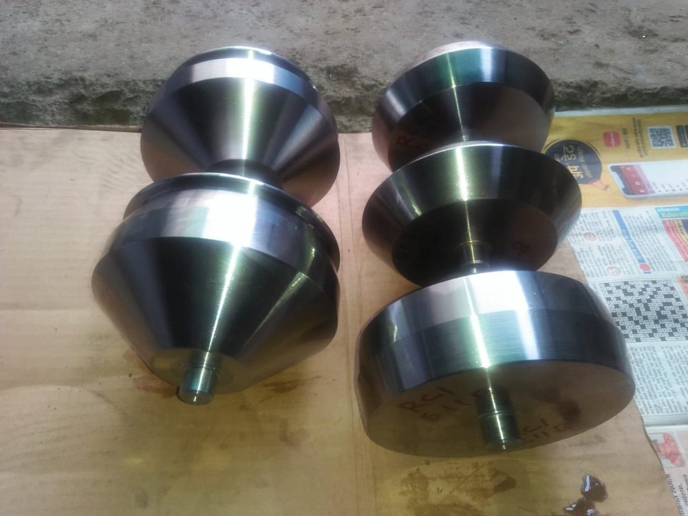 White Steel ROLLERS, Size: 150