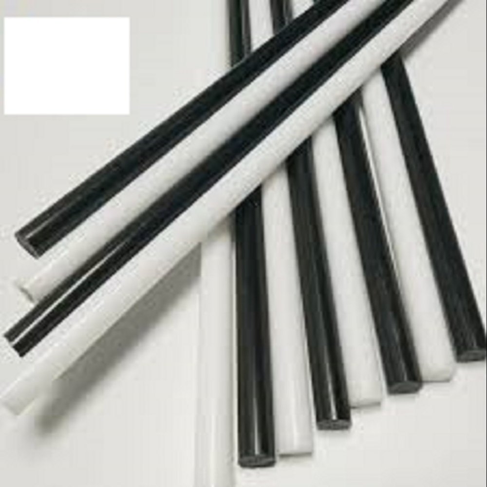 White Pom Polyacetal Delrin Roller, Round