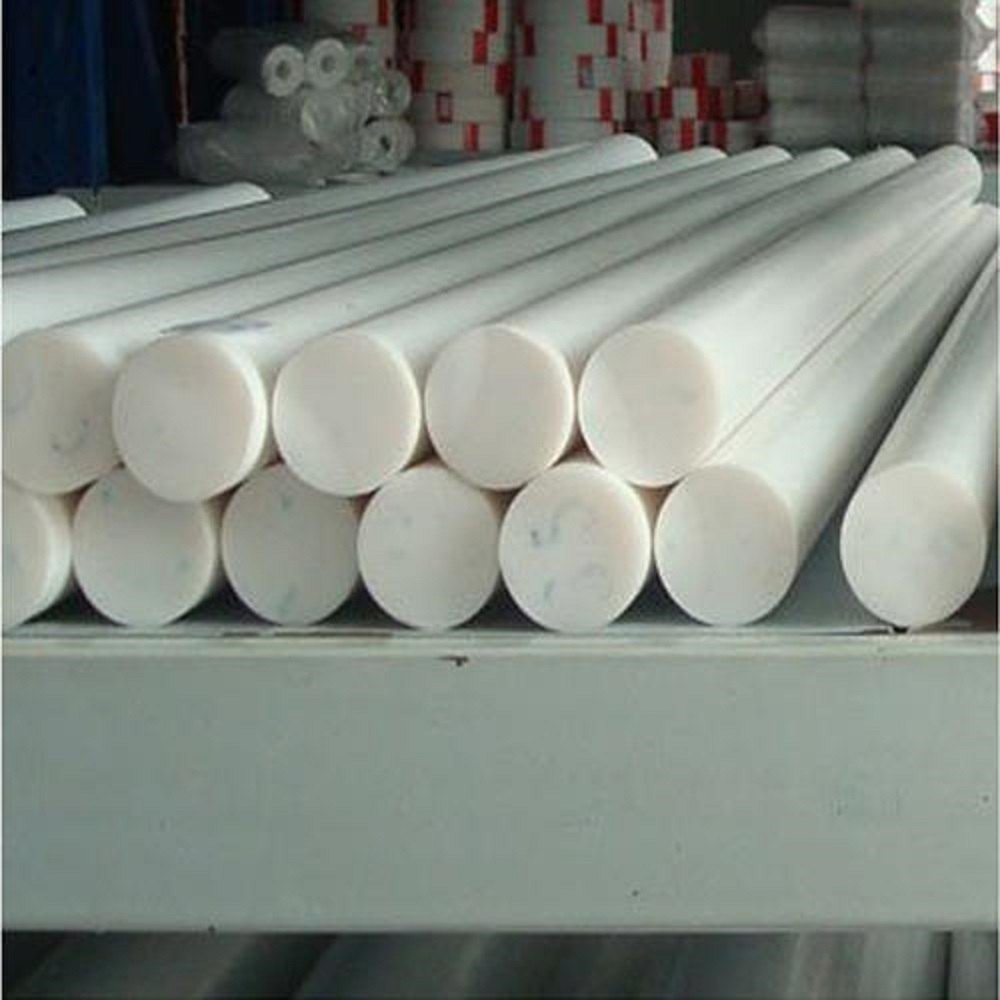 Round White Delrin Rod