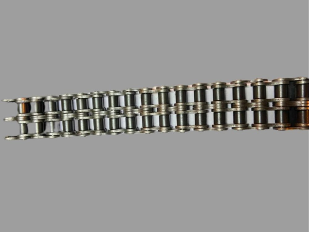 9.52mm SS Double Roller Chain, Roller Dia: 6.35 mm, Inside Width: 50mm