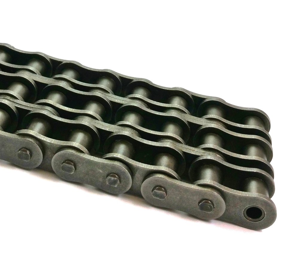POWER, DIAMOND 9.525mm To 25.4mm Triple Strand Roller Chain, Roller Dia: 4mm To 29.2mm, Inside Width: 2.8mm To 30.99mm