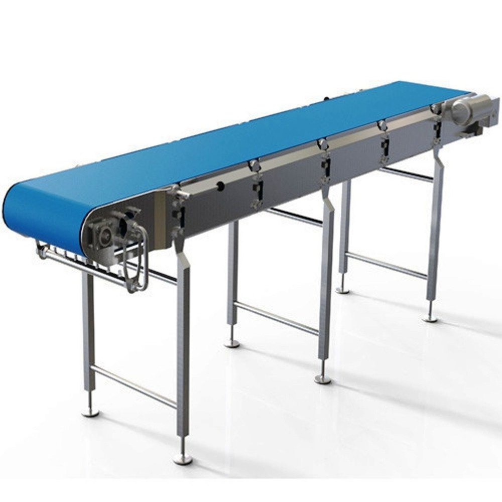Flat Belt Conveyor, Capacity: 150 Kg/Feet