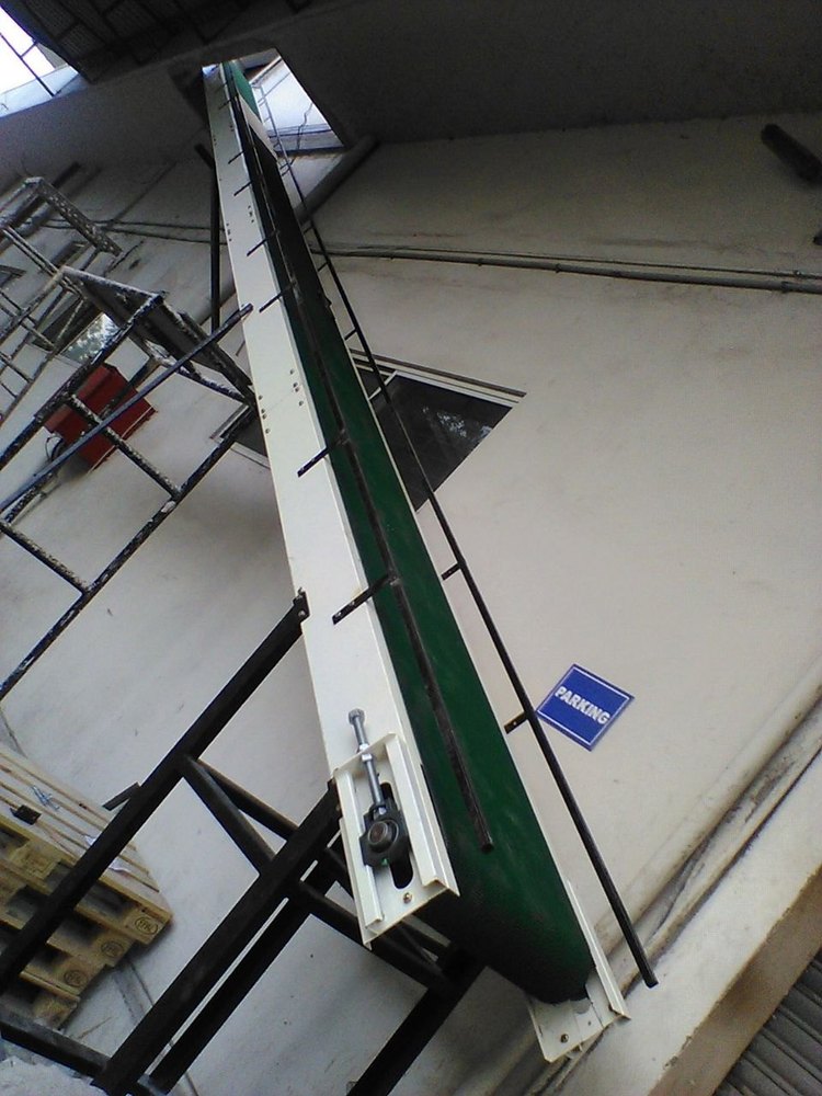 Raj Conveyors Mild Steel Pvc Belt Conveyor