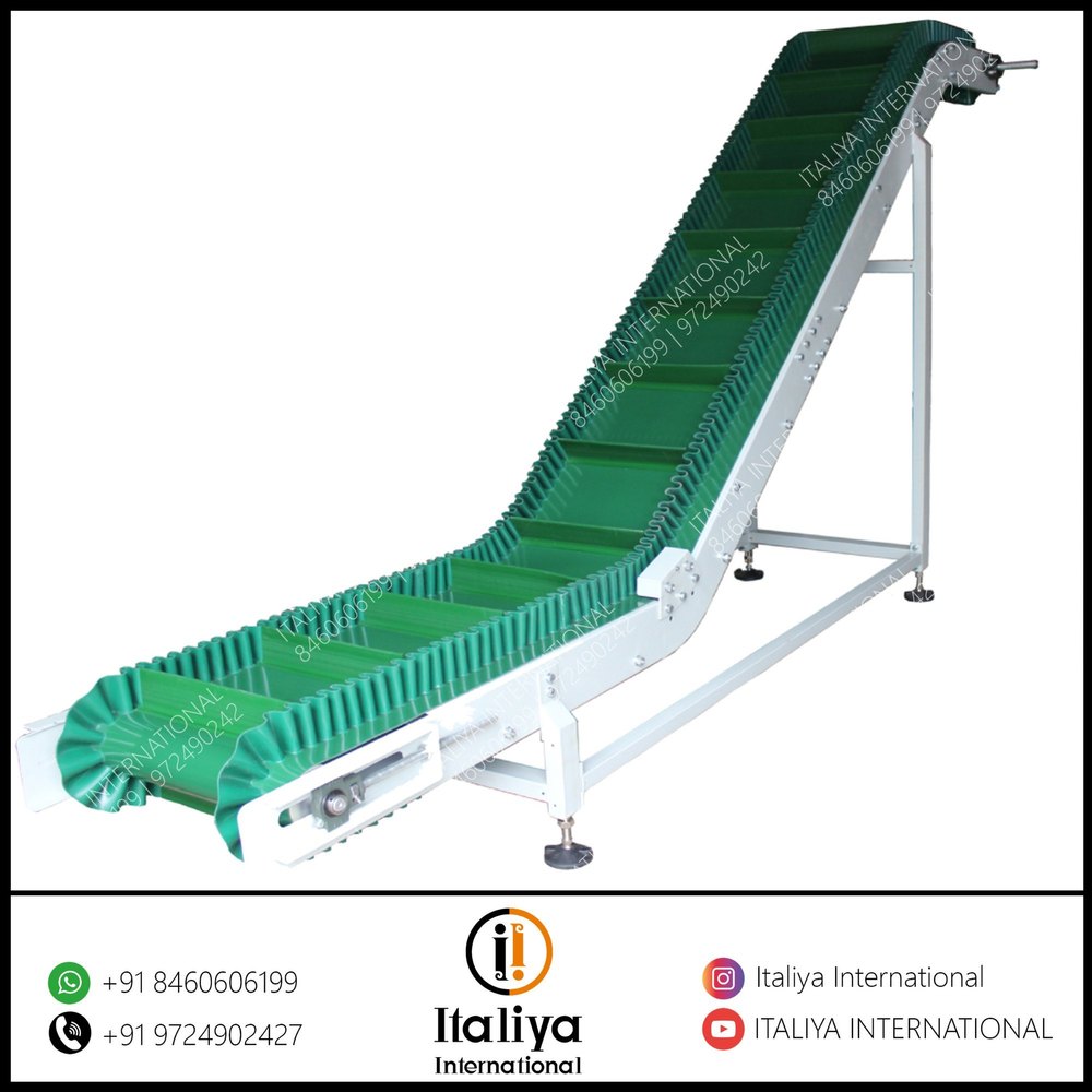 Material Handling Inclined Belt Conveyor