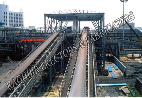 Trough Belt Conveyor, for Industry, Material Handling Capacity: 100-500 Kg / Meter