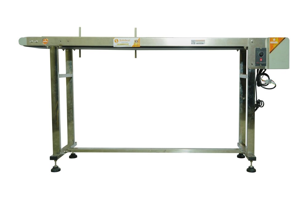 Steel Safe seal Batch Coding Belt Conveyor, Capacity: 1-50 kg per feet, Material Handling Capacity: 10 KG