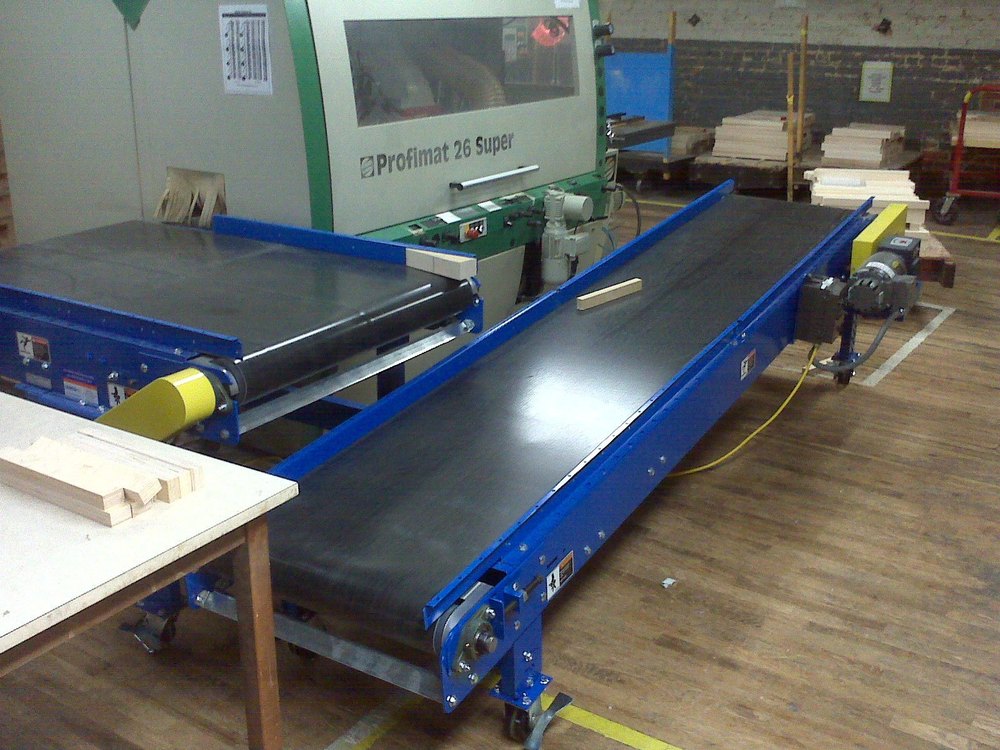 Vci-Groups Motor Industrial Rubber Belt Conveyor, Material Handling Capacity: 100 Kg Per Meter