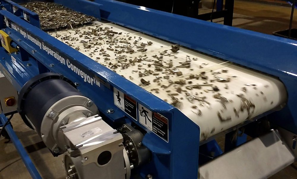 Magnetic Belt Conveyor, For Manufacturing Industry, Material Handling Capacity: 30 kg/Ft