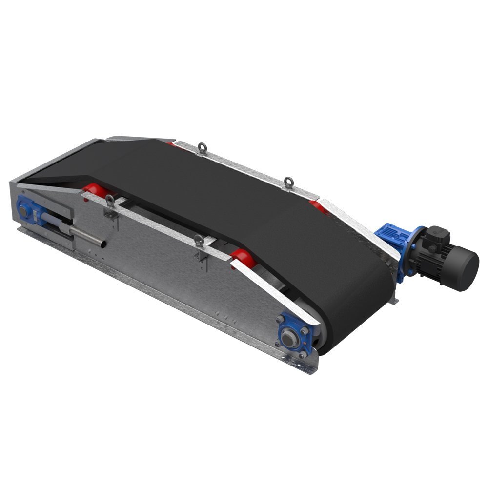 Magnetic Belt Conveyor, Material Handling Capacity: 100 Kg Per Feet