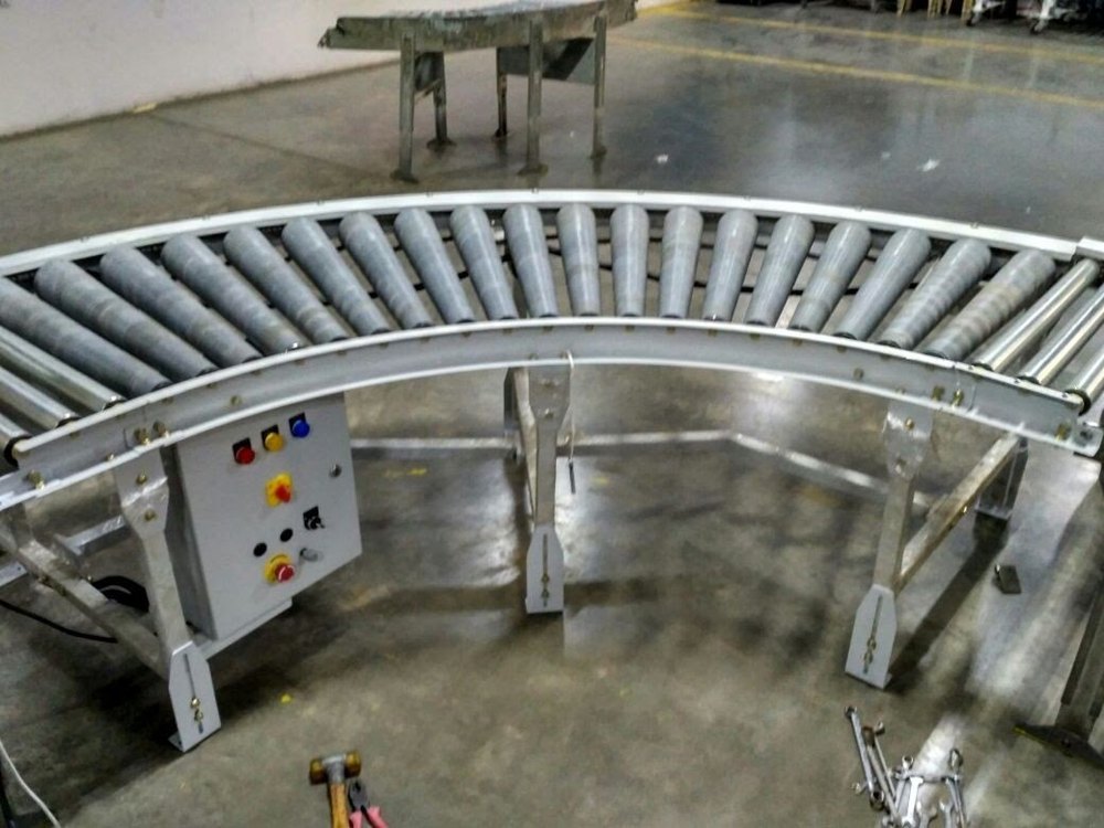 Sigma Flexible Conveyors Curve Roller Conveyor