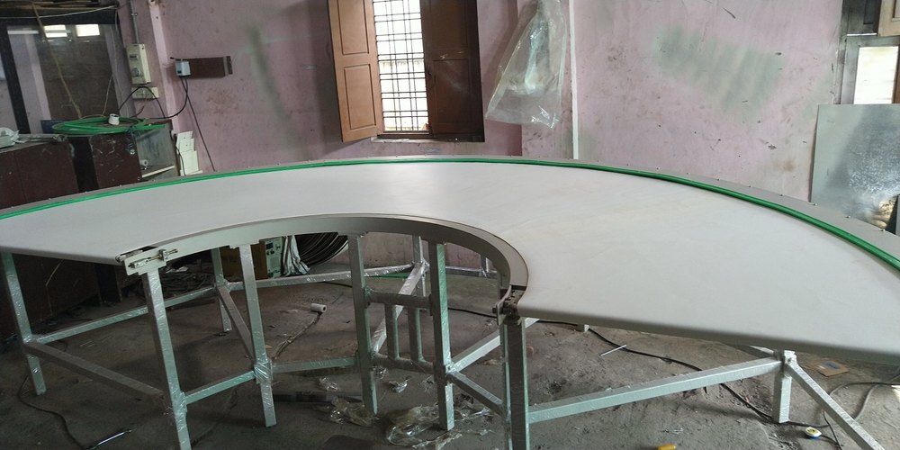 Raj Conveyors 180 Or 90 Degree Curve Conveyor