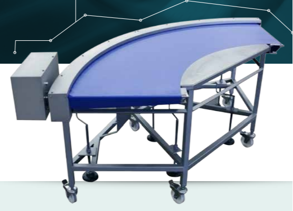 Shiv Technology Solid Curve Conveyor, For Pharma