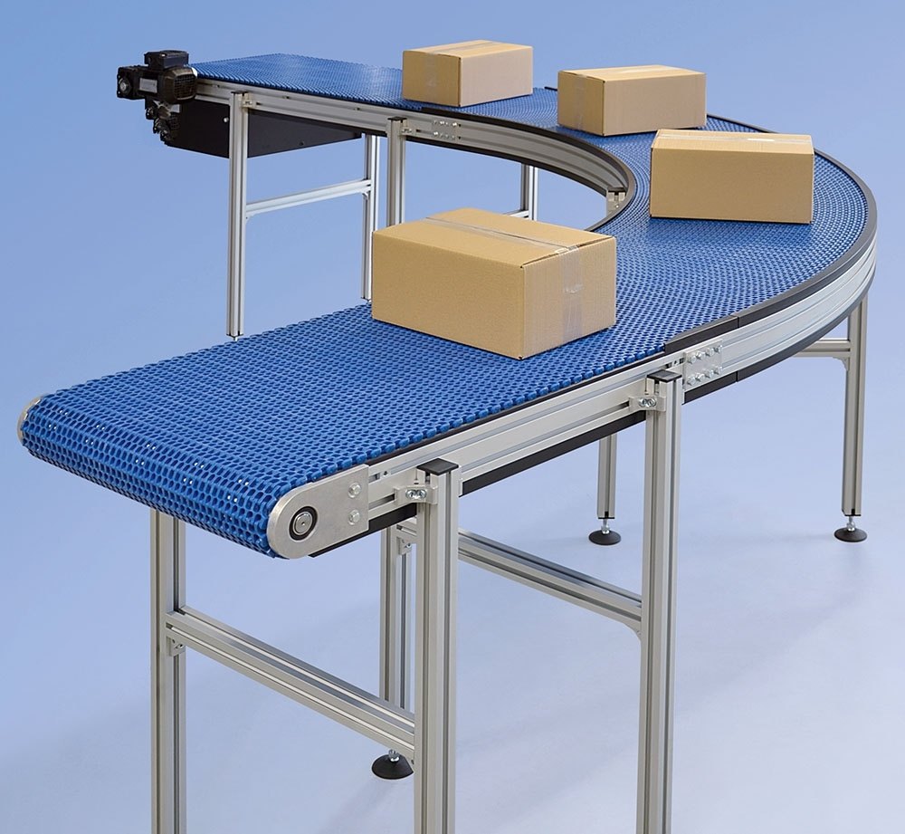 VLP 300 VL Curve Conveyor, Material Handling Capacity: 50 kg/feet