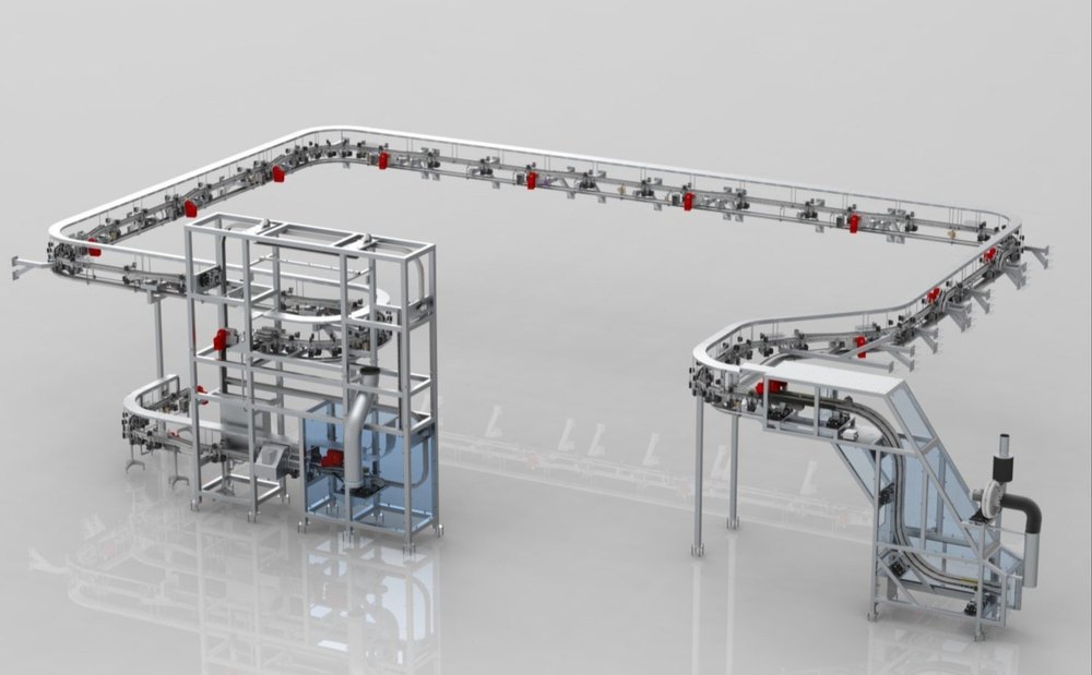 Baggage Airport Conveyor, Load Capacity: Upto 200 kg