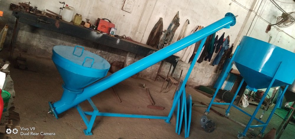 MNT INDUSTRIES Manganese Steel Cement Screw Conveyor, 220-240 Volt
