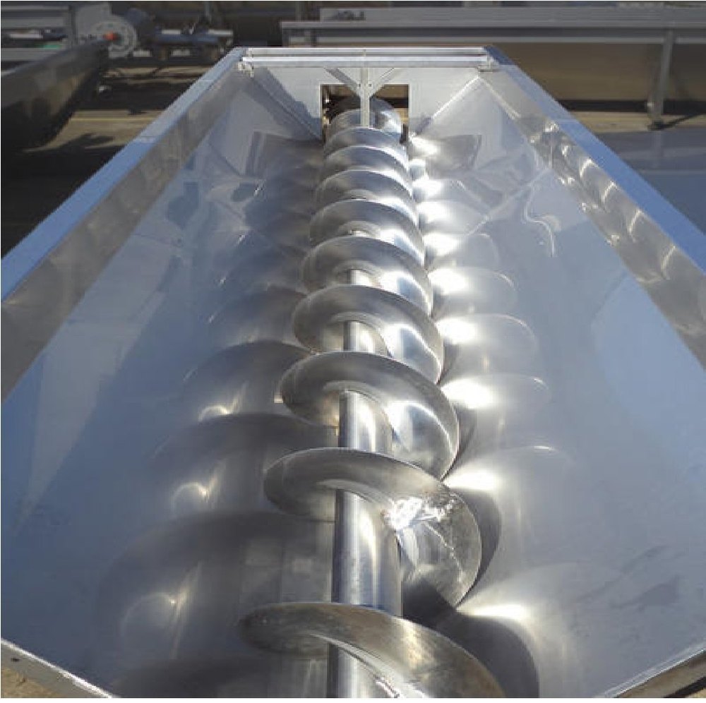 1500 Mm Stainless Steel Screw Conveyor, 440 V