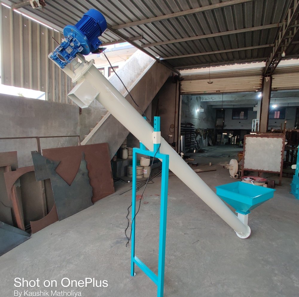 Mild Steel Roller Screw Conveyor