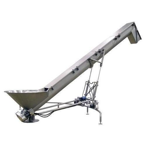 Sungrow Stainless Steel Vertical Screw Conveyor System, Capacity: 200 Kg