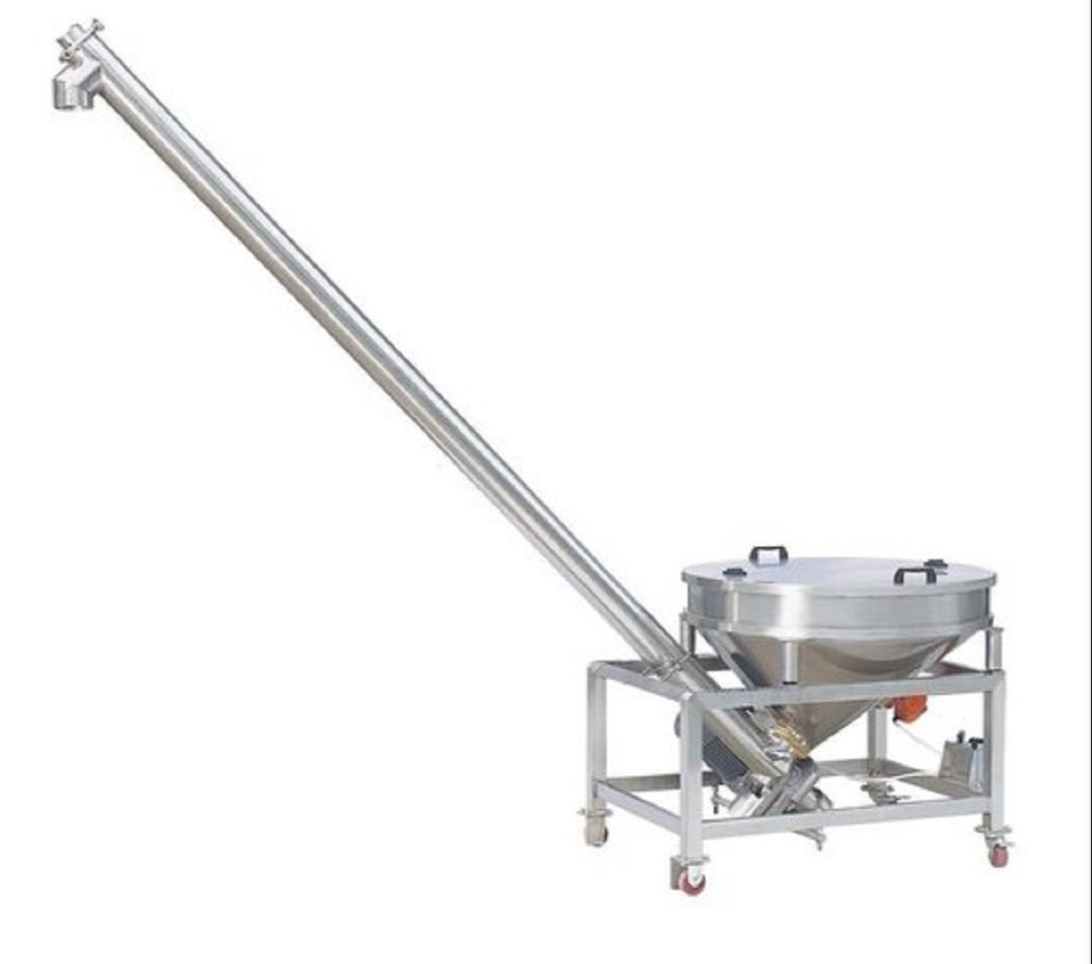 Stainless Steel Screw Elevator, Capacity: 800 Kg