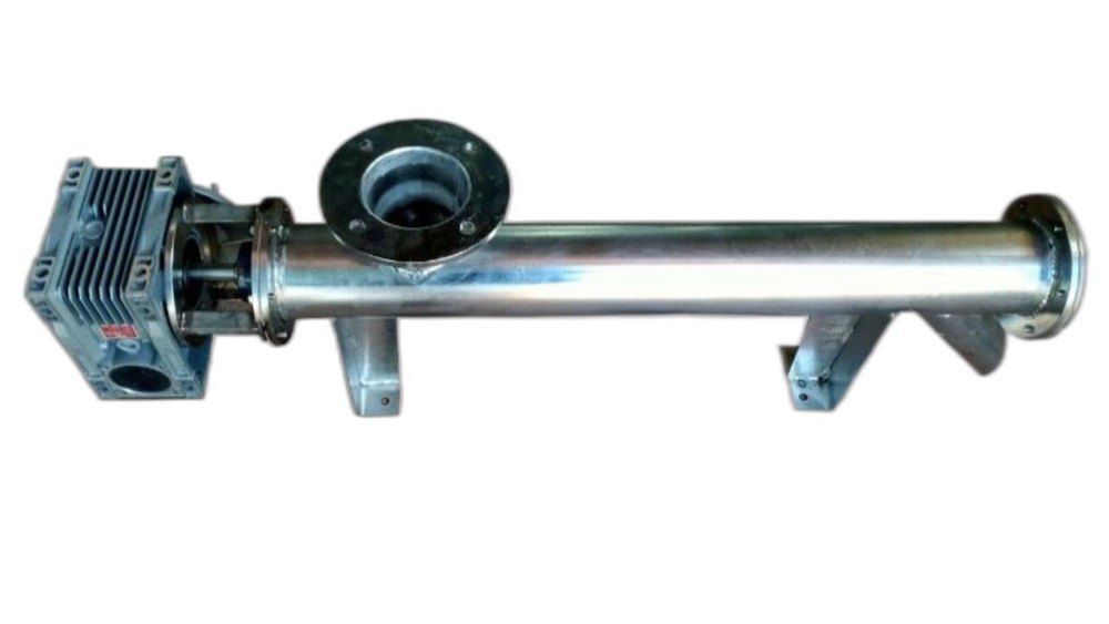 4 Inch Stainless Steel Tubular Screw Conveyor, Capacity: 200 Kg, 440 V