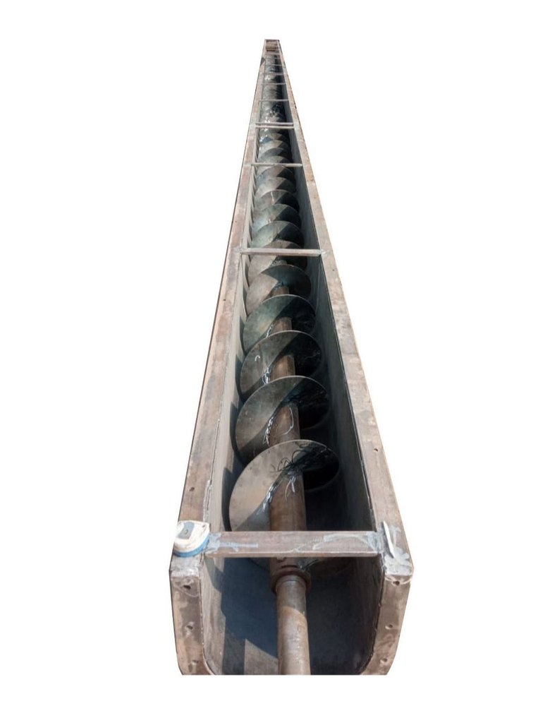 20x20 Inch M.S Helix Screw Conveyor, Capacity: 800 Kg, 240V