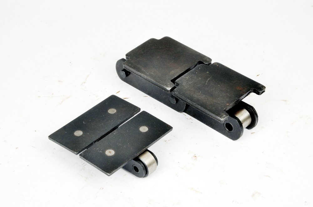 0.5 To 1 Pitch & 63mm Pitch Plate Top Chains, Roller Dia: 8.09, 8.26 mm, Inside Width: 11.68 mm - 17.02 mm