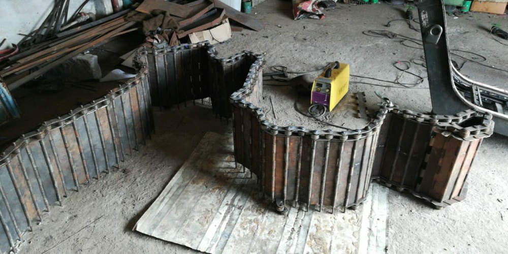 SS / MS Hinged Steel Belt, Roller Diameter: 22 To 40 Mm, Pin Diameter: 8 To 12 Mm