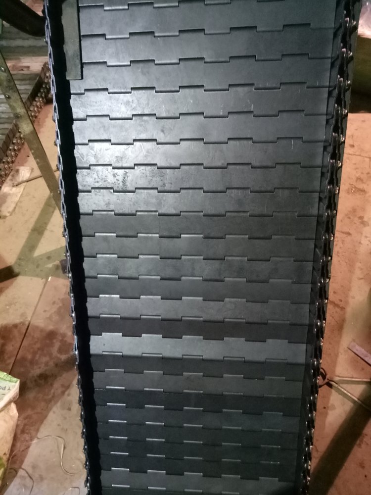 Black Hinge Slat Belt