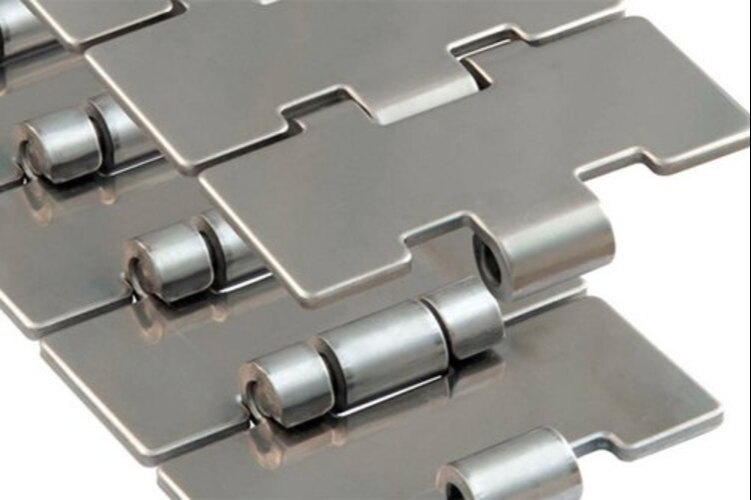 SS Single Hinge Straight Chain K350, Pitch: 38.1 MM