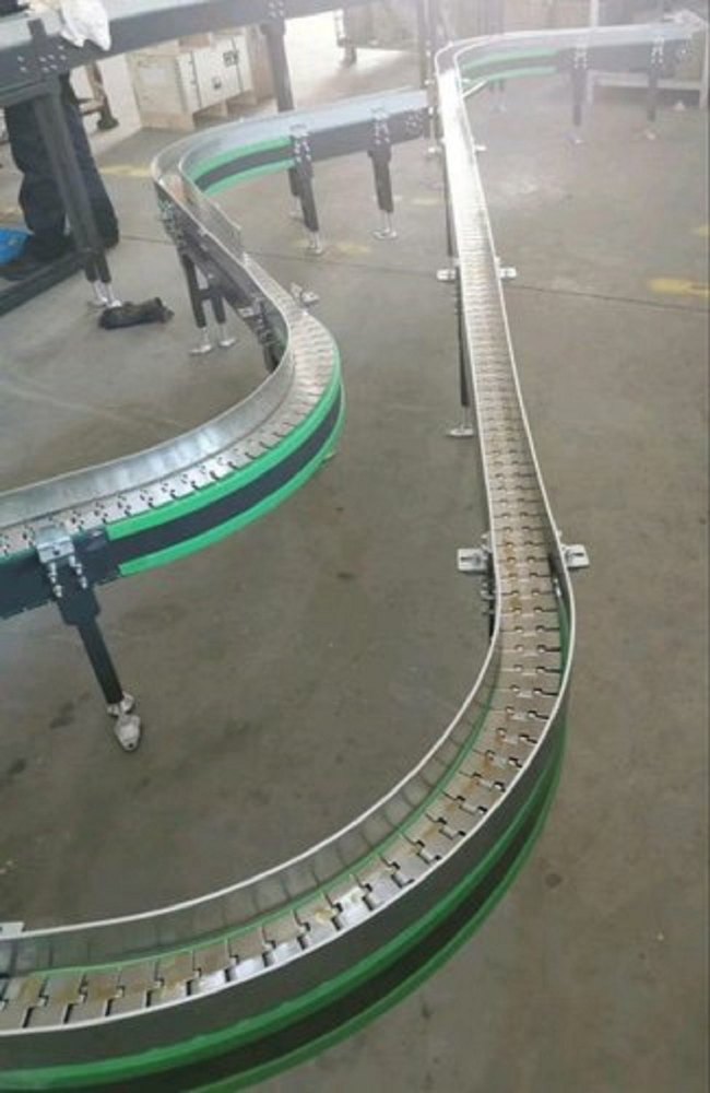 Aluminium Slat Chain Conveyor System