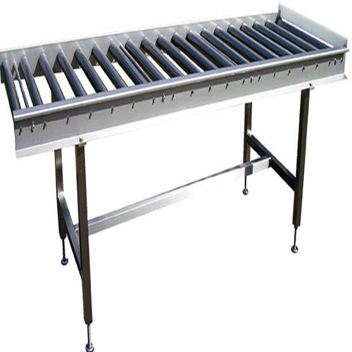 Kesar Tech Stainless Steel Gravity Roller Conveyor