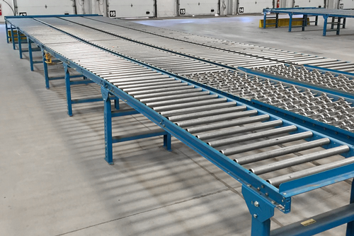 Mechatronics International Gravity Roller Conveyor, Capacity: 50-60 Kg Per Meter