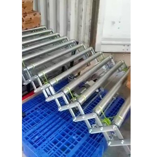 Parul Engineering Stainless Steel Flexible Roller Conveyor, Capacity: 50 kg/M