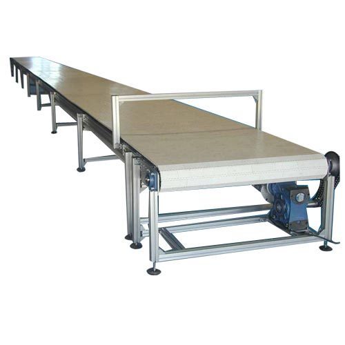 HS Engineers Aluminum & Stainless Steel Modular Flexi Belt Conveyors, Operating Speed: 1-2 m/s, Capacity: 50-100 kg per feet