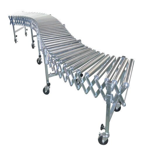 Stainless Steel Flexible Roller Conveyor, For Material Handling, Capacity: Dynamic