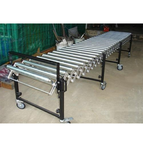SS PVC Flexible Roller Conveyor