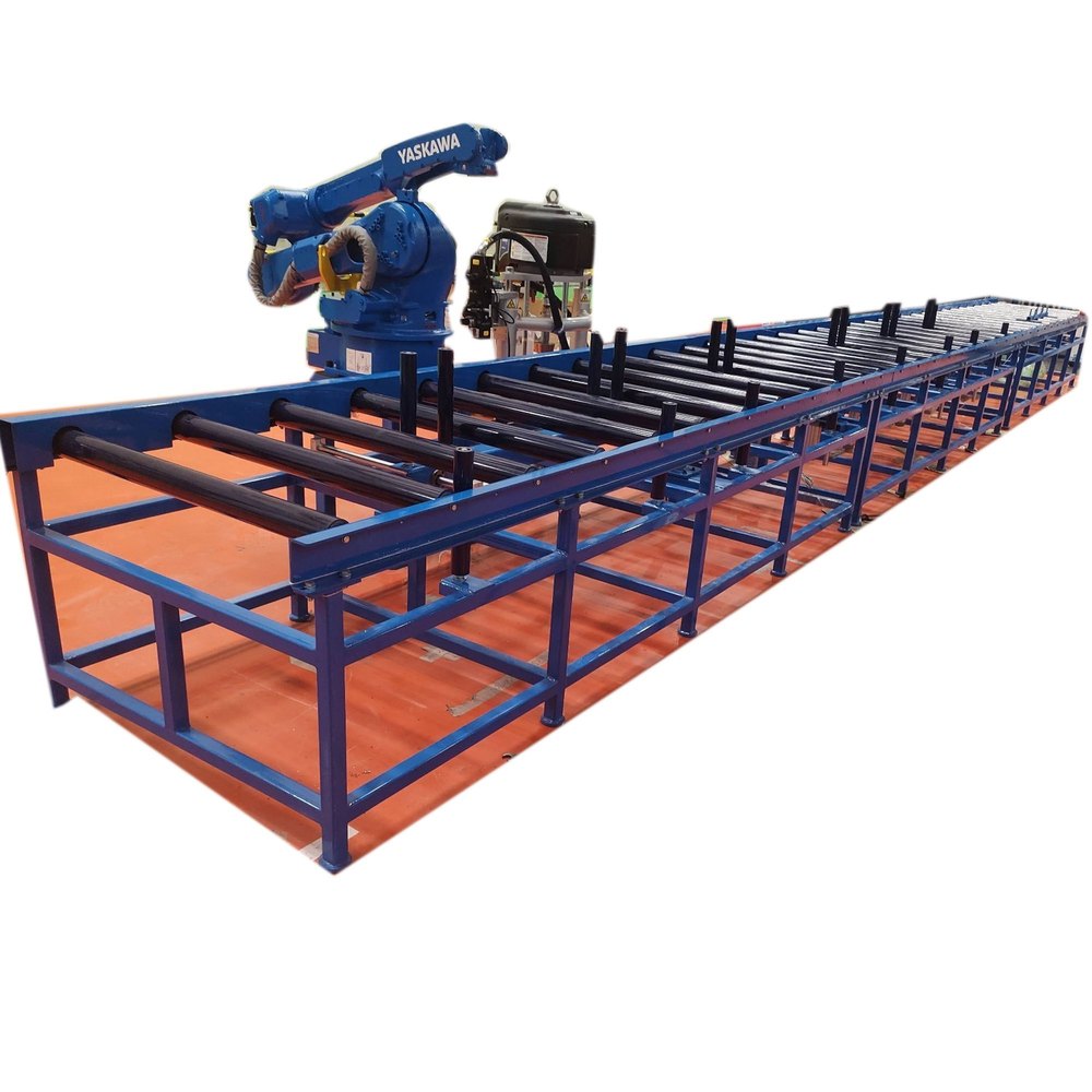 PVC 15ft Chain Driven Roller Conveyor, Capacity: 25kg