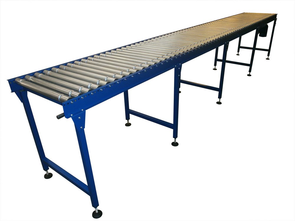 SHARP Stainless Steel Chain Driven Roller Conveyors, Roller Diameter: 38, Capacity: 50 KG / Mtr