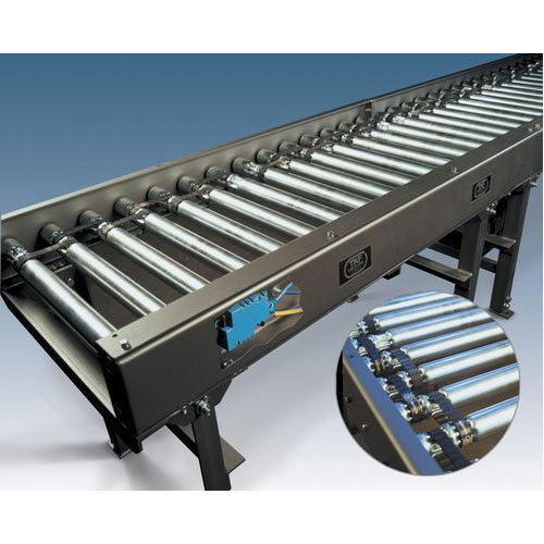 Classic Automation Stainless Steel Chain Driven Roller Conveyors, Capacity: 100-150 Kg Per Feet
